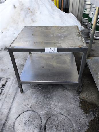 Lot 170 - Stainless Steel Stand