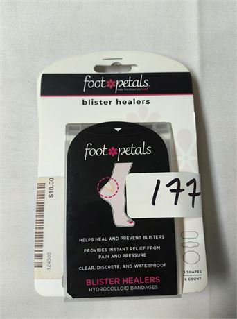 Lot 177 - Blister Healers Hydrocolloid Bandages