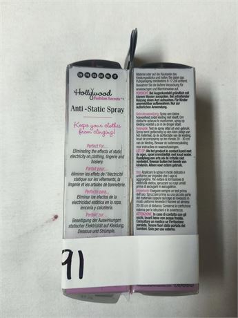 Lot 91 - Anti-Static Spray