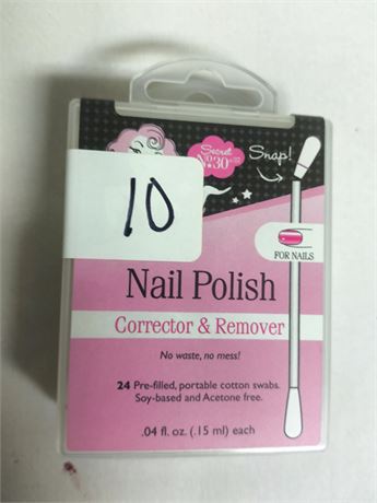 Lot 10 - Nail Polish Corrector & Remover