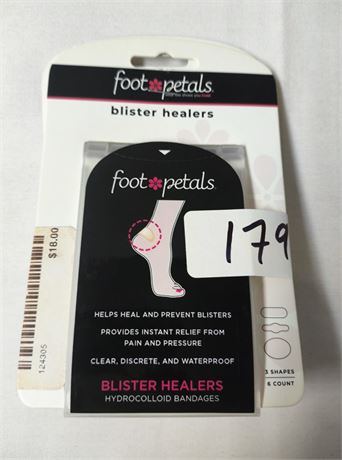 Lot 179 - Blister Healers Hydrocolloid Bandages
