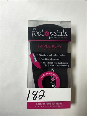 Lot 182 - Back of Foot Cushions Triple Play