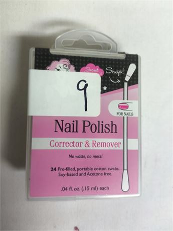 Lot 9 - Nail Polish Corrector & Remover