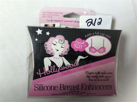 Lot 212 - Silicone Breast Enhancers and Tape Refill Rolls