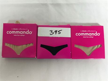 Lot 395 - Commando Bikini/Boyshort/Thong