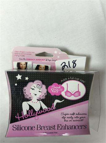 Lot 218 - Silicone Breast Enhancers and Tape Refill Rolls