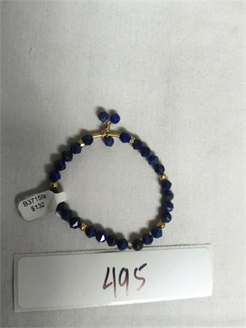 Lot 495 - Lapis Bracelet
