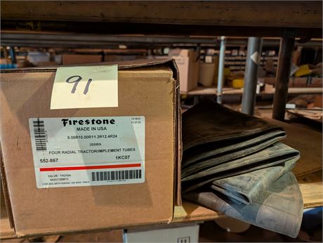 Lot 91 - Tractor Tubes