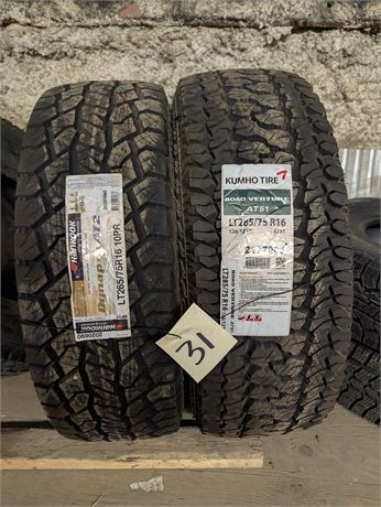 Lot 31-Humho and HankookTires