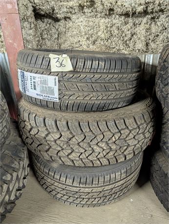 Lot 36-Various R17 Tires