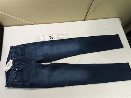 Lot 38 - Fidelity Denim Stevie Mid Rise Slim Straight, Size 24