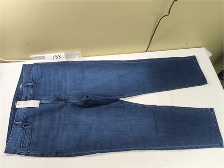 Lot 138 - Fidelity Denim Cher High Rise Slim Straight, Size 33