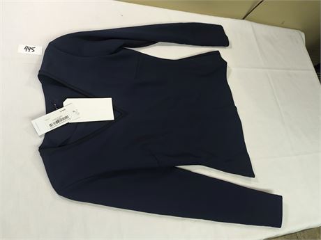 Lot 445 - Shan Long Sleeve V-Neck Shirt, Size 6