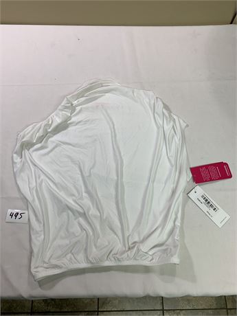 Lot 495 - Commando Butter Draped Mock Short Sleeve Crop, Size S