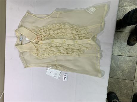 Lot 487 - Sleeveless Tux Top, Size 12