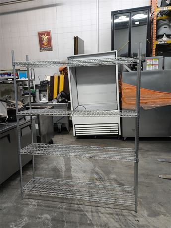 Lot 15 - Tarrison 4-Shelf Wire Rack Shelving Unit