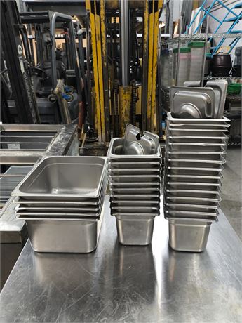 Lot 36 - Stainless Steel Food Storage Containers