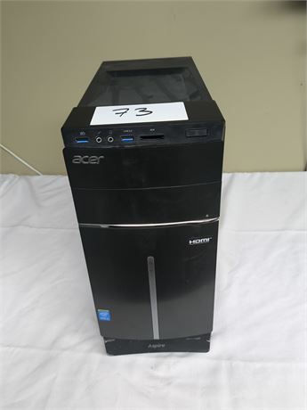 Lot 73 - Acer Desktop Computer Tower