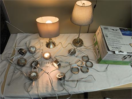 Lot 107 - Table Lamps and Lightings