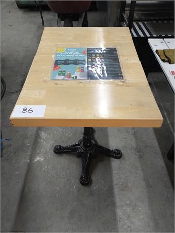 Lot 86 - Iron Base Bistro Table