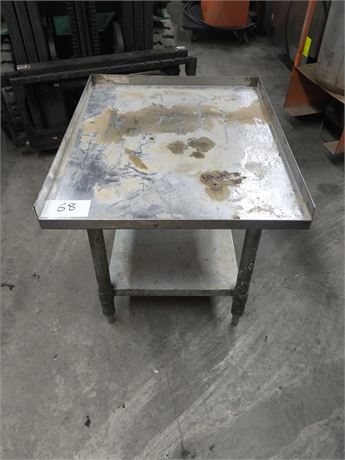 Lot 68 - Stainless Steel Top Equipment Stand Table