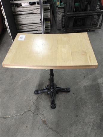 Lot 88 - Iron Base Bistro Table