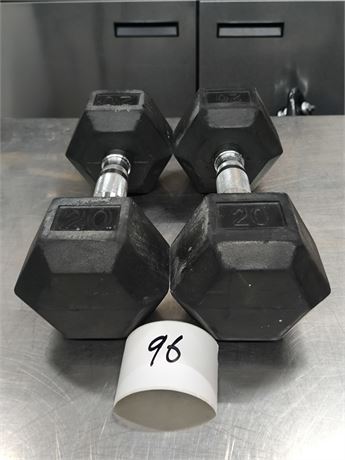 Lot 96 - 20Lbs Dumbbells