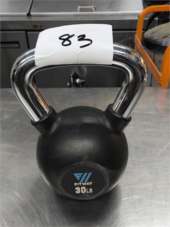 Lot 83 - FitWay Kettle bell 30Lbs