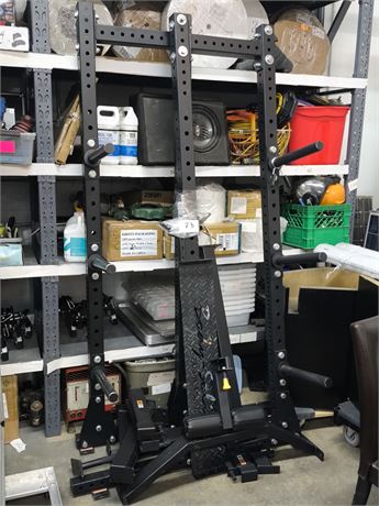 Lot 73 - Body Solid Half Rack with Rear Extension