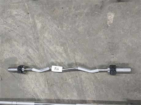Lot 76 - Curved Barbell