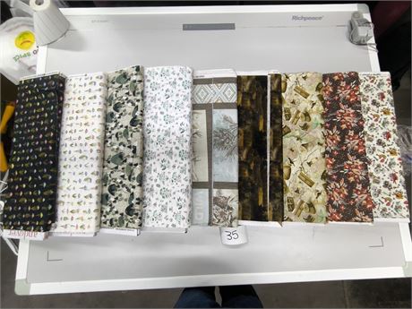 Lot 35 - Bolt's of Fabric