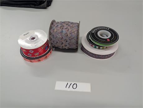 Lot 110 - Ribbon spools
