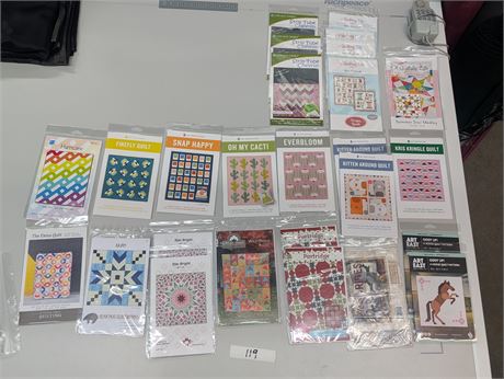 Lot 119 - Quilt Patterns
