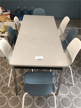 Lot 30 - Lunch Room Table and Chairs