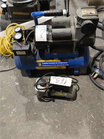 Lot 163 - Compressor and Pump