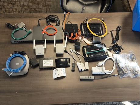 Lot 83 - Various Data Transfer and Internet Hardwar