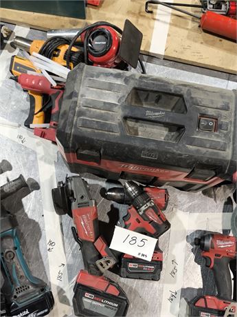 Lot 185 - Milwaukee Cordless Power Tools