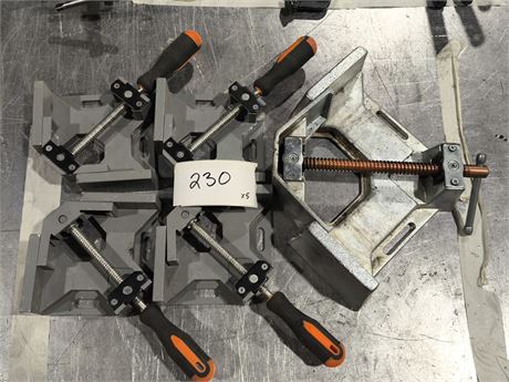 Lot 230 - 90-degree Corner Clamps
