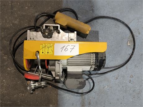 Lot 167 - Power Fist Electric Cable Hoist