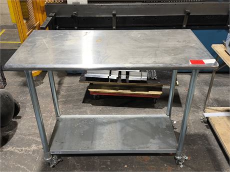 Lot 266 - Stainless Steel Worktable
