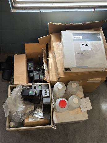Lot 36 -  Ink Jet Coding Machine Parts