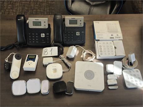 Lot 81 - Ring and Google Security Items