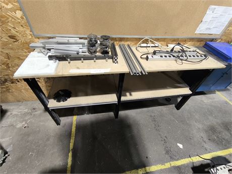 Lot 258 -  Workbench with Various Components and Accessories
