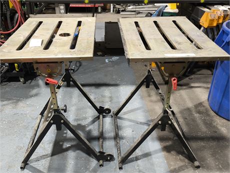 Lot 203 - Portable Welding Tables
