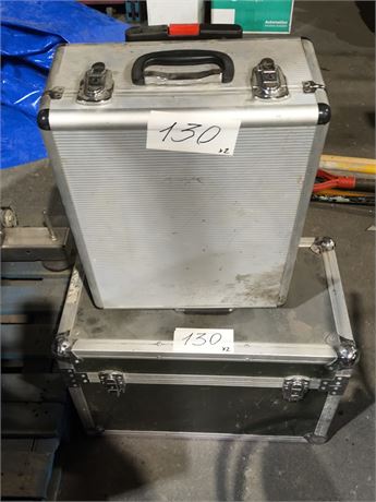 Lot 130 - Padded storage boxes