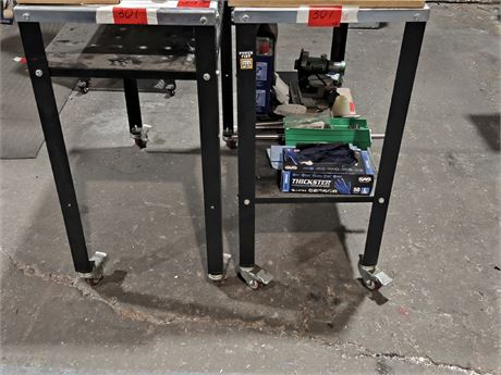 Lot 301 - Wheeled Work Tables