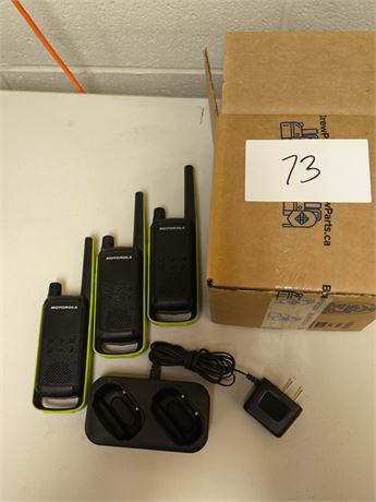 Lot 73 - Motorola 2 way radios