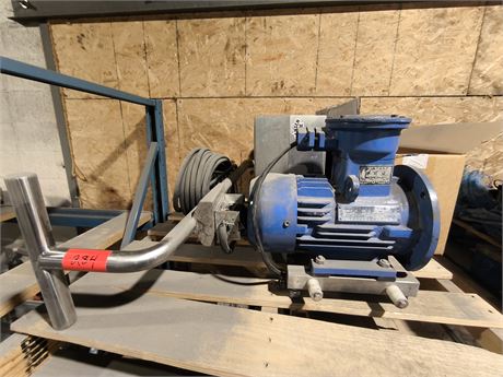Lot 284 - Industrial Explosion-Proof Electric Motor