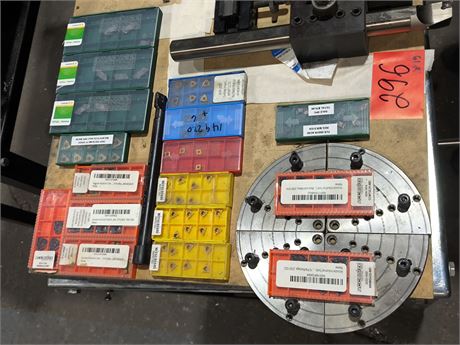 Lot 296 -Lathe Insert and Carbide Insets