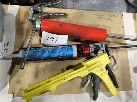 Lot 191 - Caulking Guns